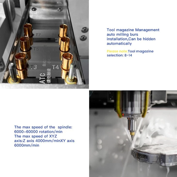 Zotion Glass Ceramics Cad Cam Milling Machine