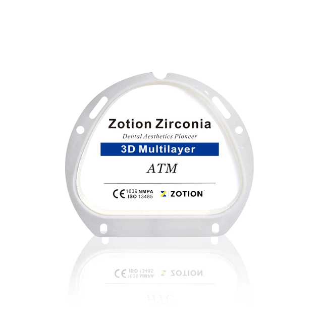 3D Multilayer Preshade Zirconia Ceramic Block For Dental Lab Material